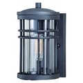 Vaxcel International Wrightwood 10In.H Outdoor Wall Light Vintage Black T0306